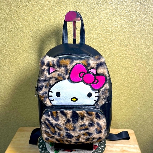 Hello Kitty | Bags | Neot Hello Kitty Leopard Print Backpack | Poshmark